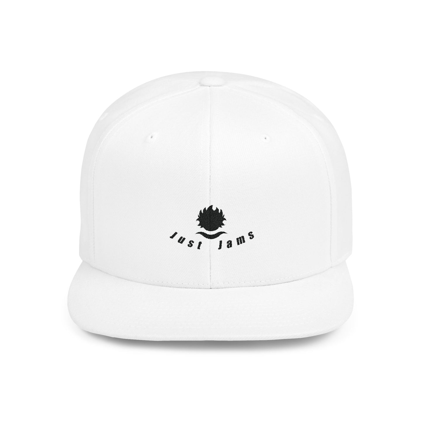 Just Jams White Embroidered Hat