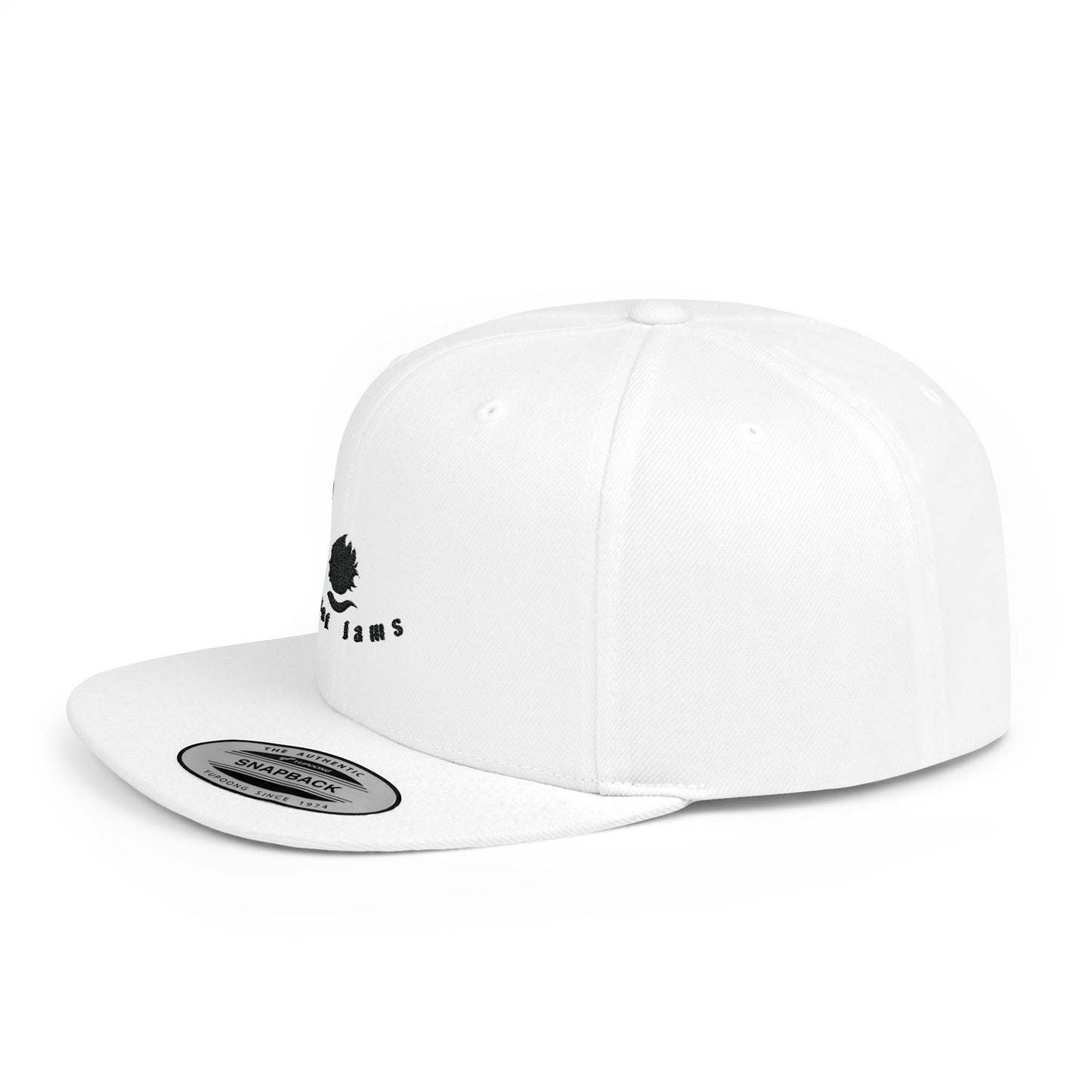 Just Jams White Embroidered Hat