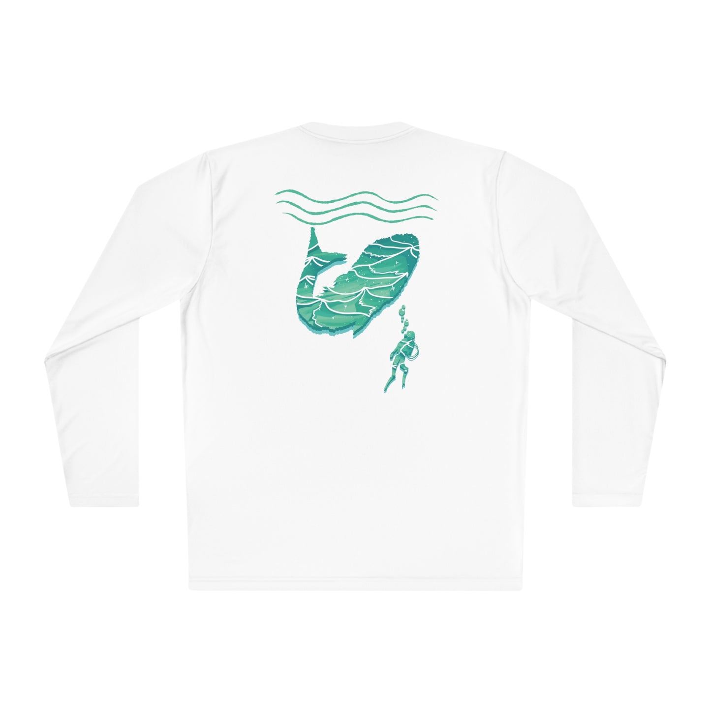 Just Jams Cyan Whale Long Sleeve