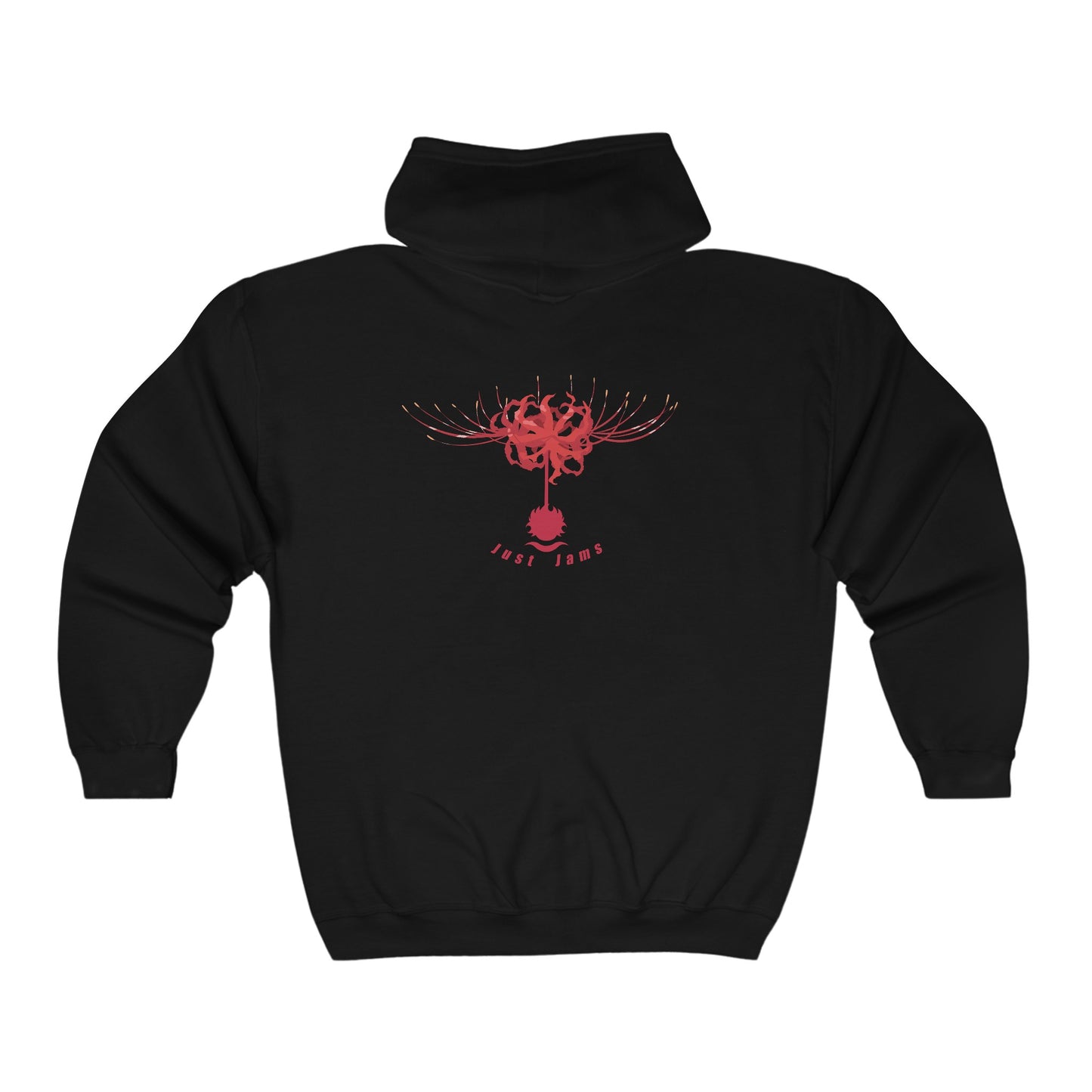 Just Jams Red Flower Hoodie