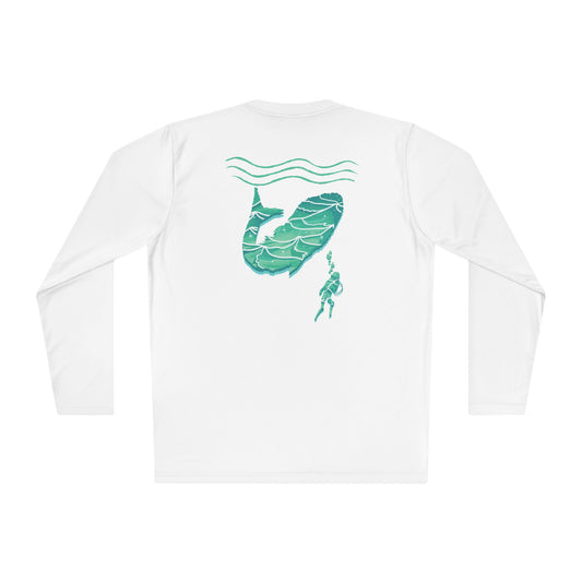Just Jams Cyan Whale Long Sleeve